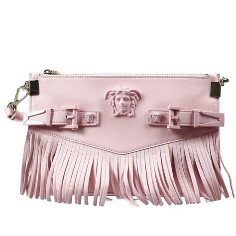 pochette versace donna rosa|Pochette Versace in Vernice Rosa .